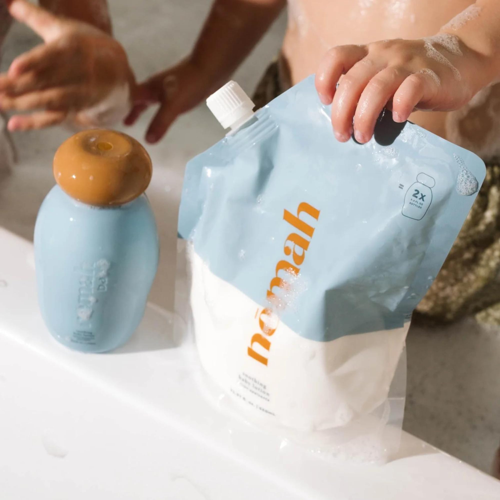 Nemah baby lotion ingredients actismart chamomile highlight calming nourishment.