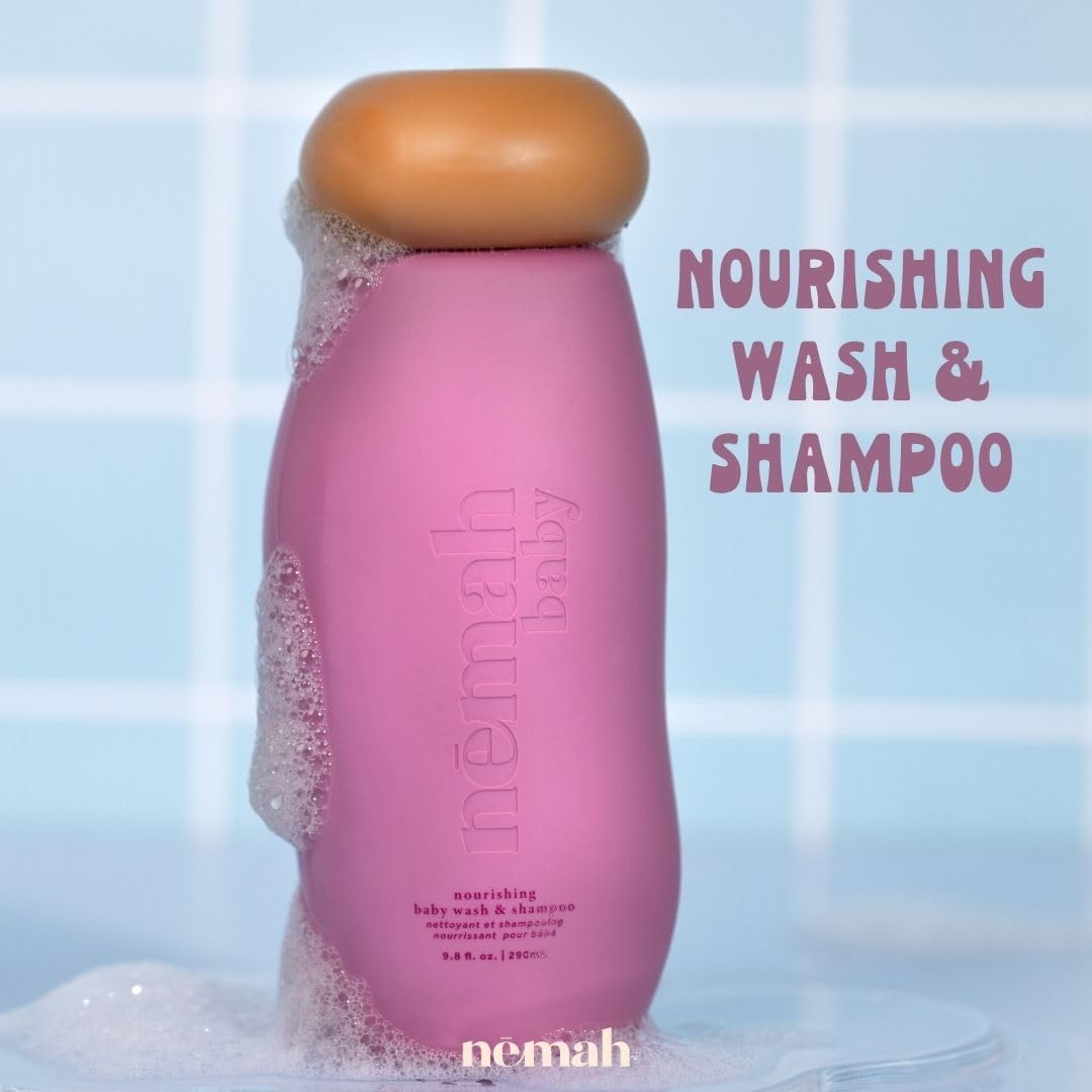 Nemah Leaping Bunny-certified badge confirms vegan, cruelty-free baby care.