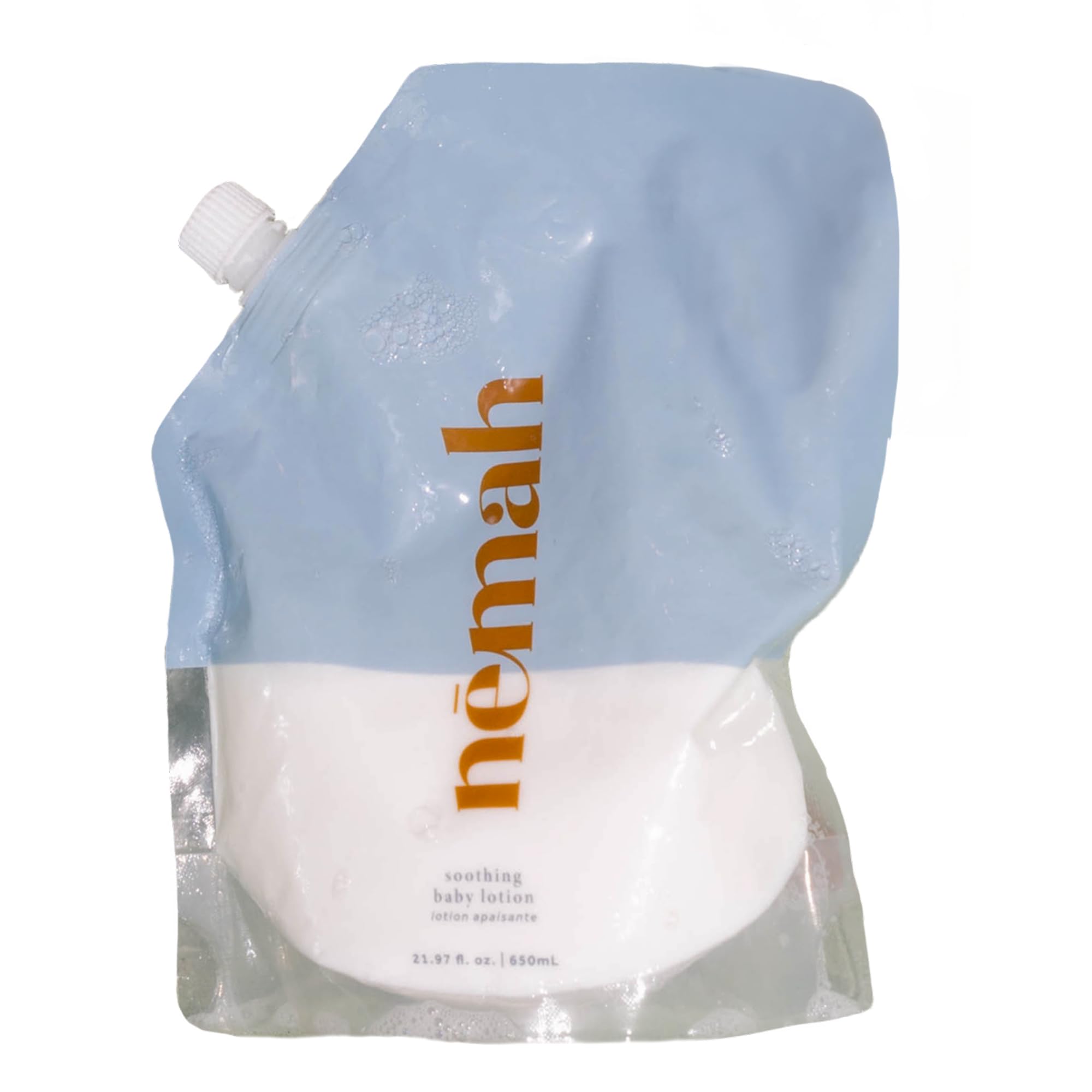 Nemah soothing baby lotion refill pack for eco-friendly, continuous hydration.