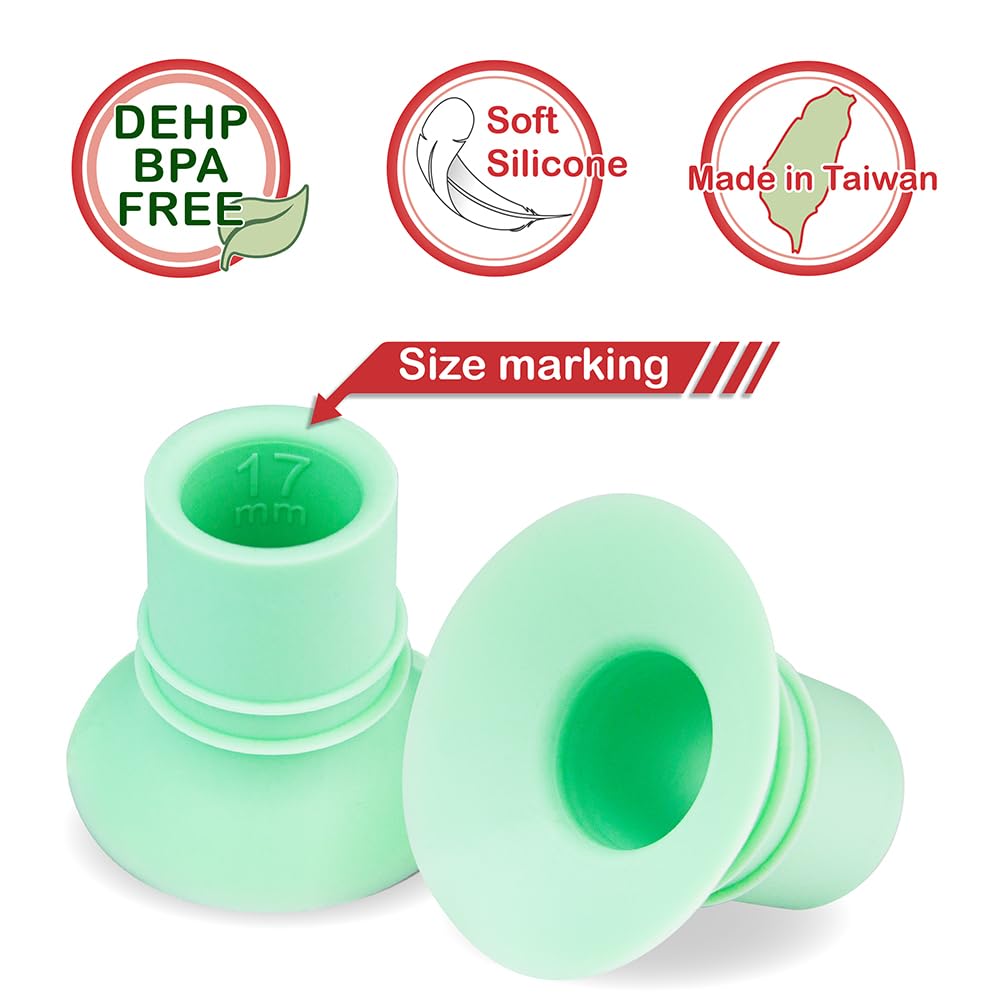 Nenesupply 17mm insert fits Motif Luna for snug reduced-flange pumping.