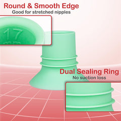 Nenesupply 17mm insert works with Spectra flanges, preserving fit and suction.