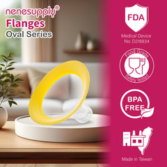 NENESUPPLY 19mm oval-flanges soft rims highlight skin-friendly contact.
