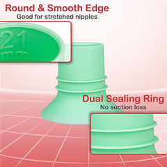 NENESUPPLY 21mm insert embedded sealing circle ensures a complete seal.