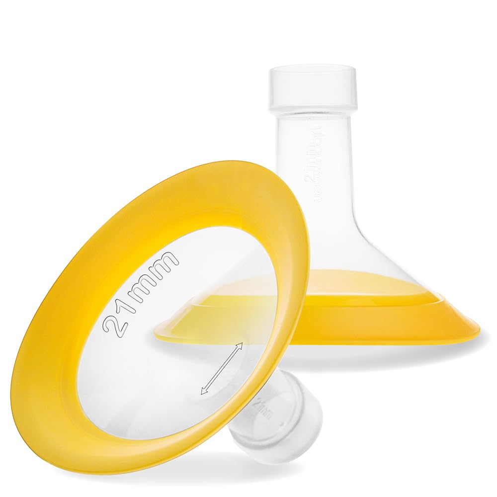 NENESUPPLY 21mm oval flanges closeup showing soft rims for comfortable pumping