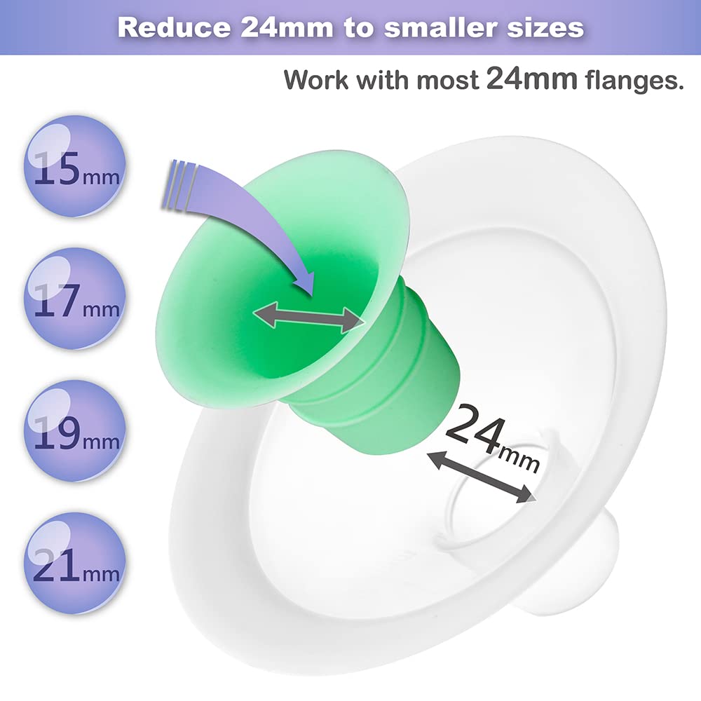 NENESUPPLY 24mm to 21mm reduction illustration shows versatile compatibility across pumps