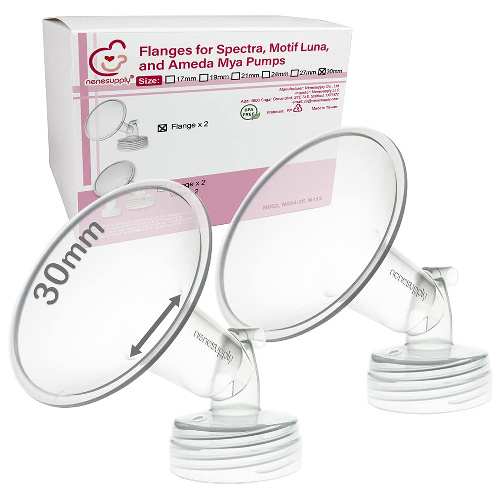 nenesupply 30mm flange front view highlights comfortable wide-mouth design