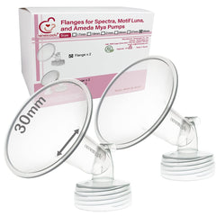 nenesupply 30mm flange front view highlights comfortable wide-mouth design