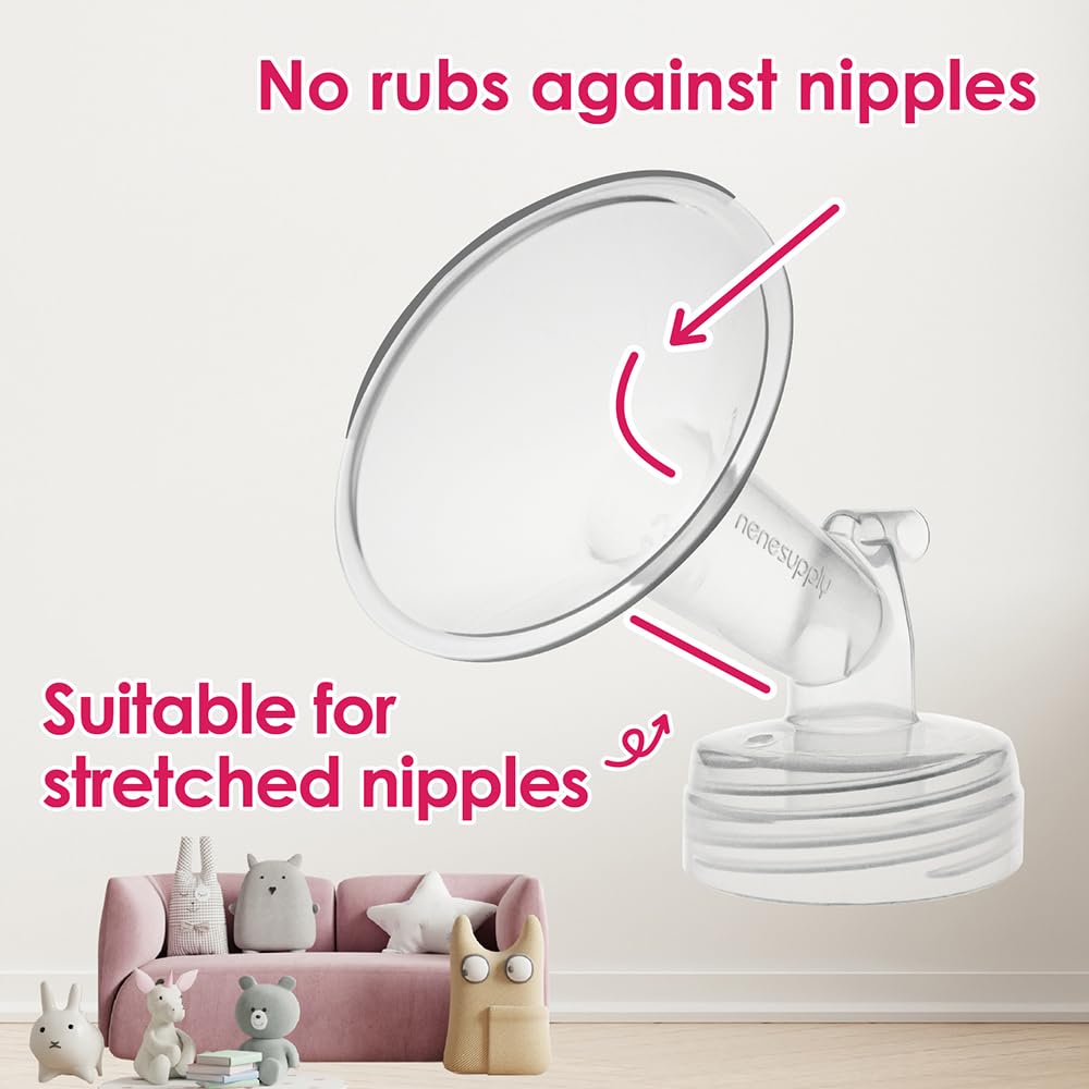 Nenesupply wide-mouth bottle compatible with various nipples for flexibility
