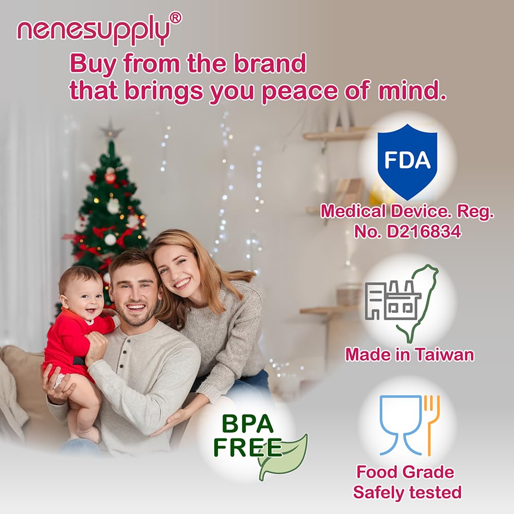 NENESUPPLY BPA-free and DEHP-free valves suitable for steam or boiling water