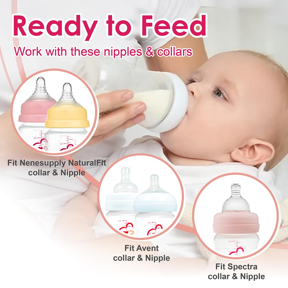 NENESUPPLY 4.7oz bottle storage set ready for daily use
