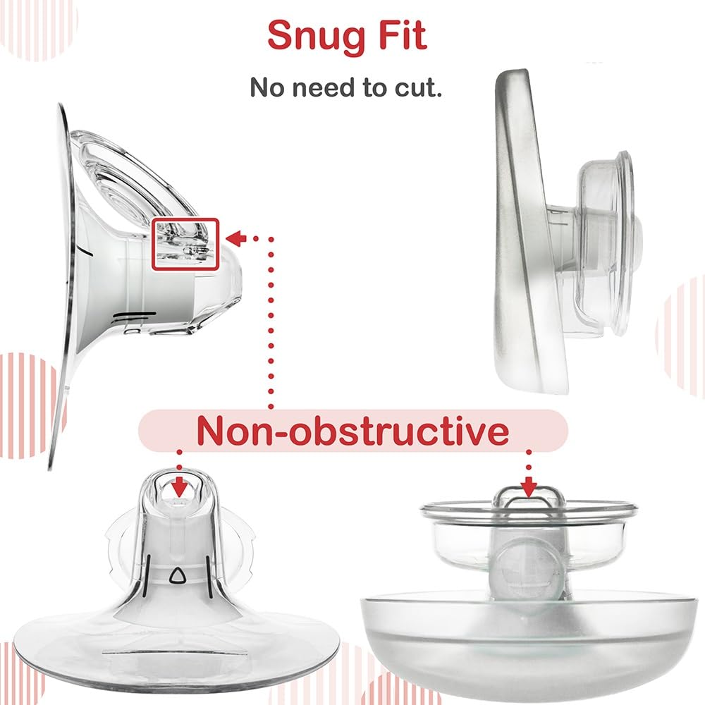 Nenesupply flange insert compatible with Elvie, Medela, Spectra, Willow and more