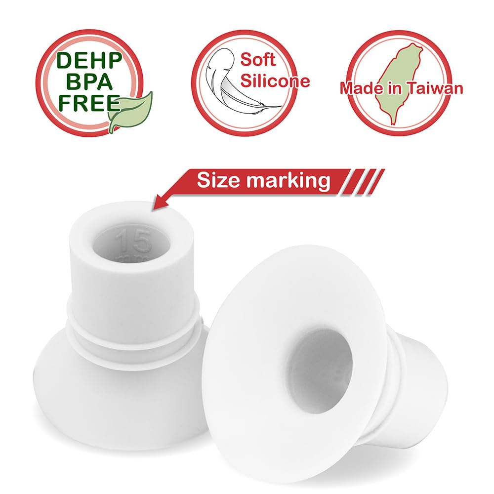 Nenesupply easy-install 15mm flange insert—quick push-in, pull-out for busy moms