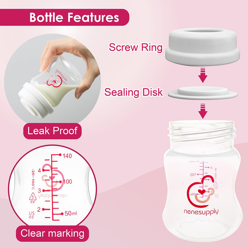 Nenesupply flange with 32mm tunnel supports comfortable pumping with stretched nipples.