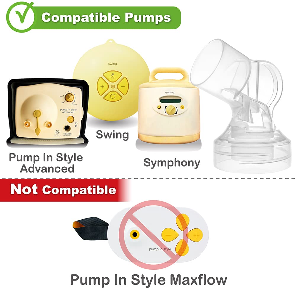 NENESUPPLY Personalfit-compatible connector demonstrating Medela interface compatibility.