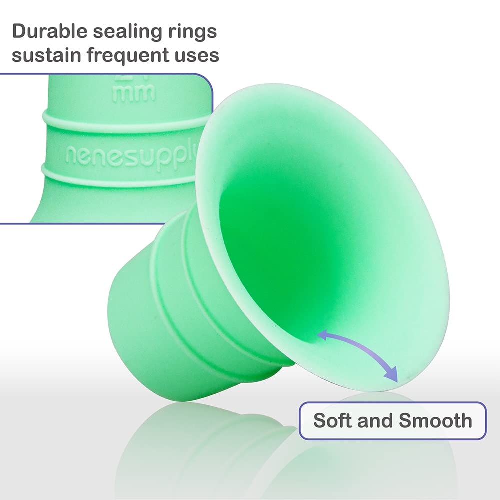 NENESUPPLY silicone flange inserts close-up emphasizing soft material