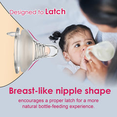 NENESUPPLY Soft silicone texture—skin-like feel comforts baby during feeds.
