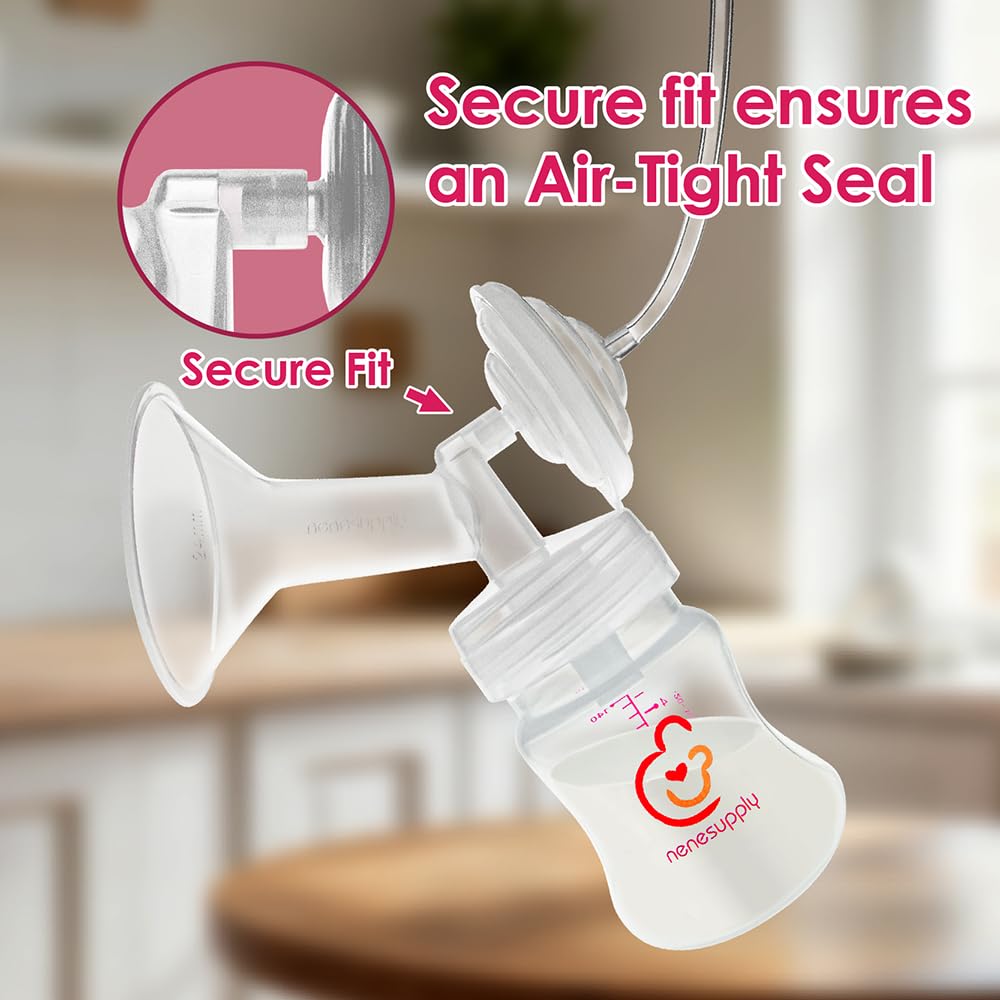 NENESUPPLY Spectra bottle collars and rings enable compatibility with multiple nipples.