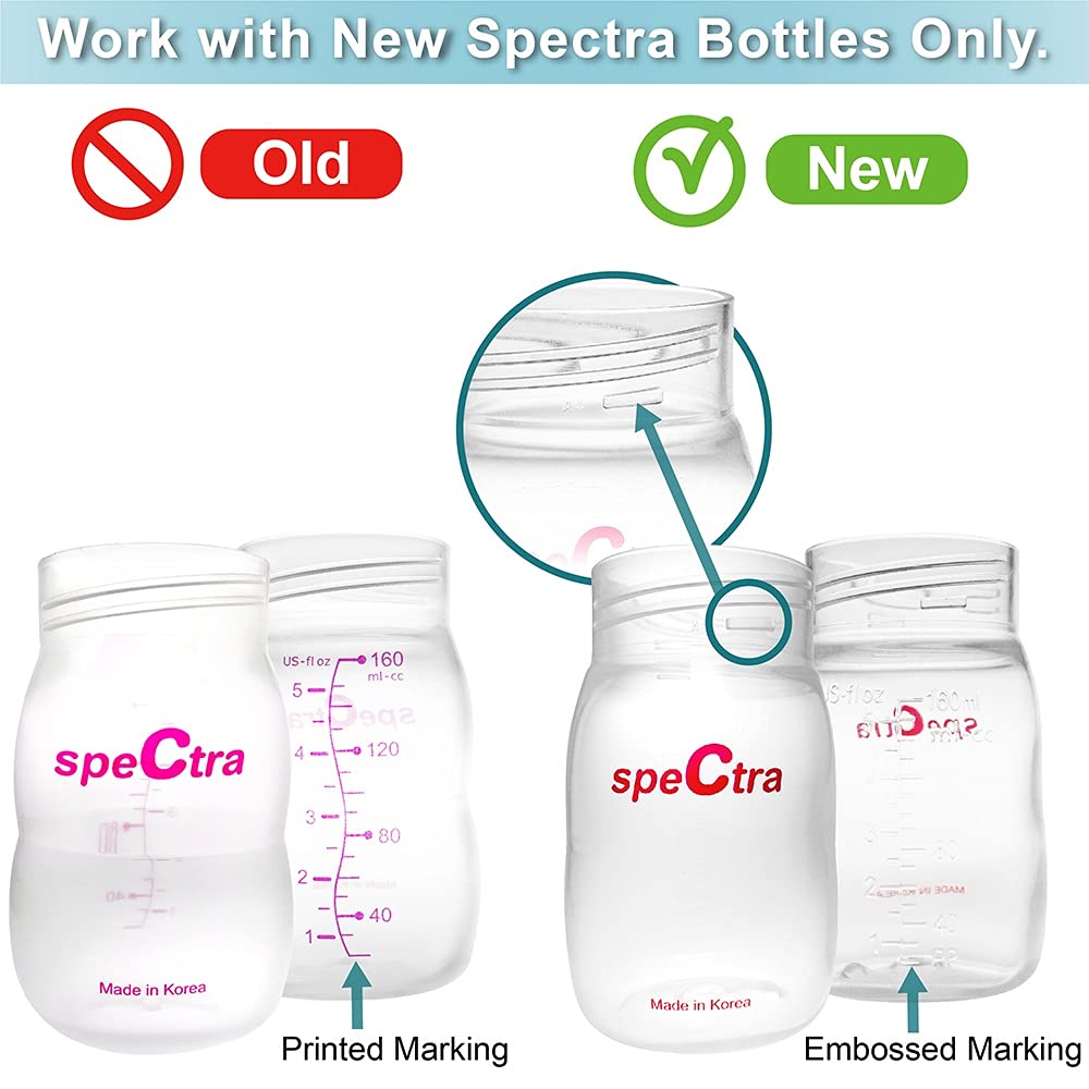 Nenesupply travel cap for Spectra 9 Plus protects milk on the go.