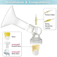 NENESUPPLY valves included for reliable check-valve action in pumping.