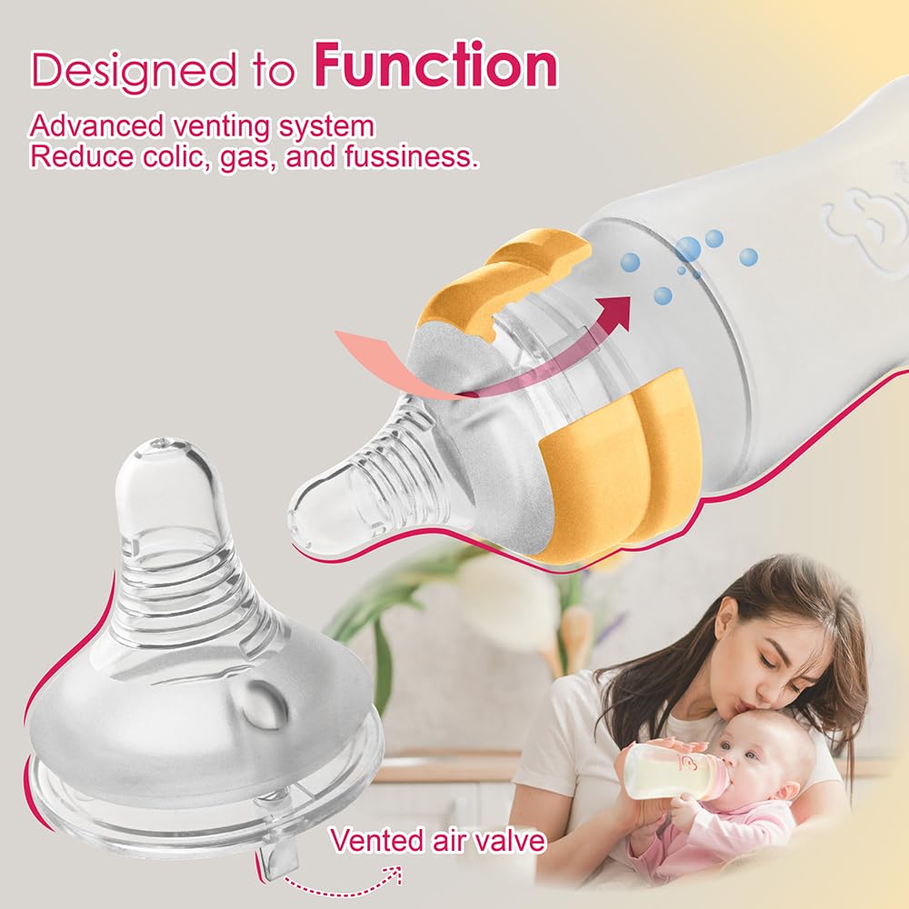 NENESUPPLY Wide-neck design makes filling and cleaning easier.