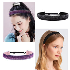 Nenjindz glitter headbands adjustable-fit to different head sizes