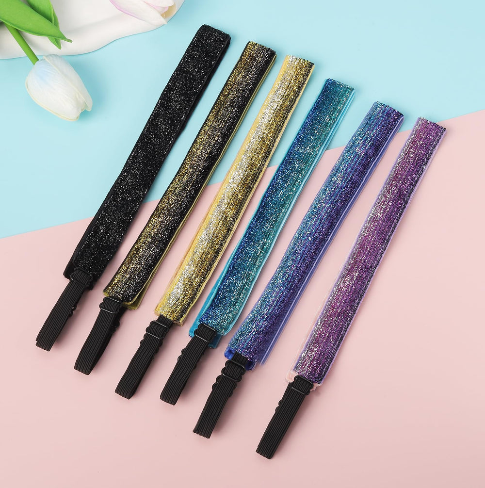 Nenjindz glitter headbands portable pack for on-the-go touch-ups