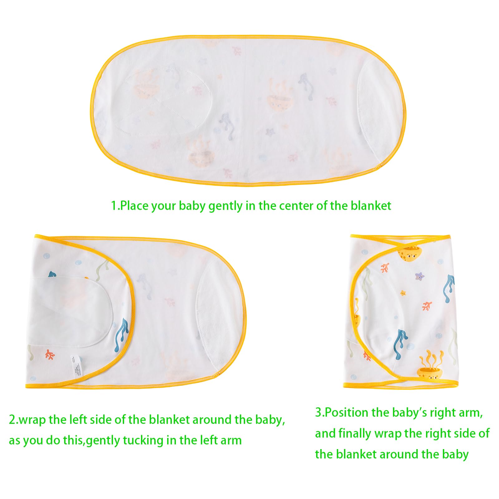 Nenolix machine-washable swaddle for simple, quick care.