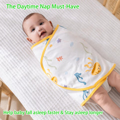 Nenolix swaddle with quiet Velcro and adjustable straps reduces wake-ups.