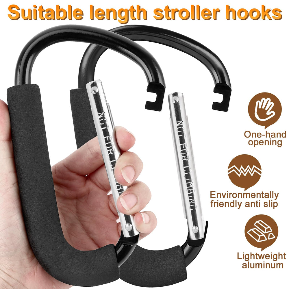NEOACT large clip close-up highlights sturdy aluminum and anti-slip grip.