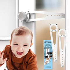 Neobay door lock installation shows easy mounting for quick setup.