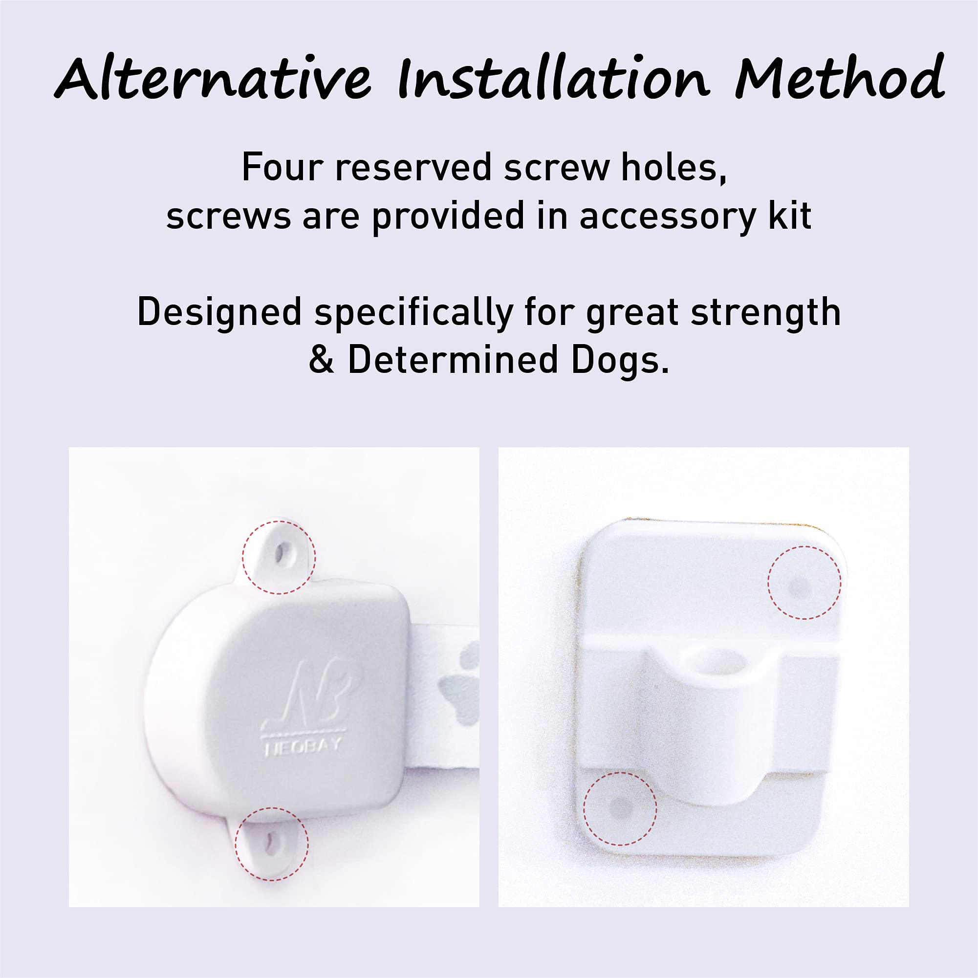 Neobay magnetic base shown detaching for neat storage.