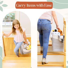 NEObirdie stair basket fits most stairs with its practical L-shape design.