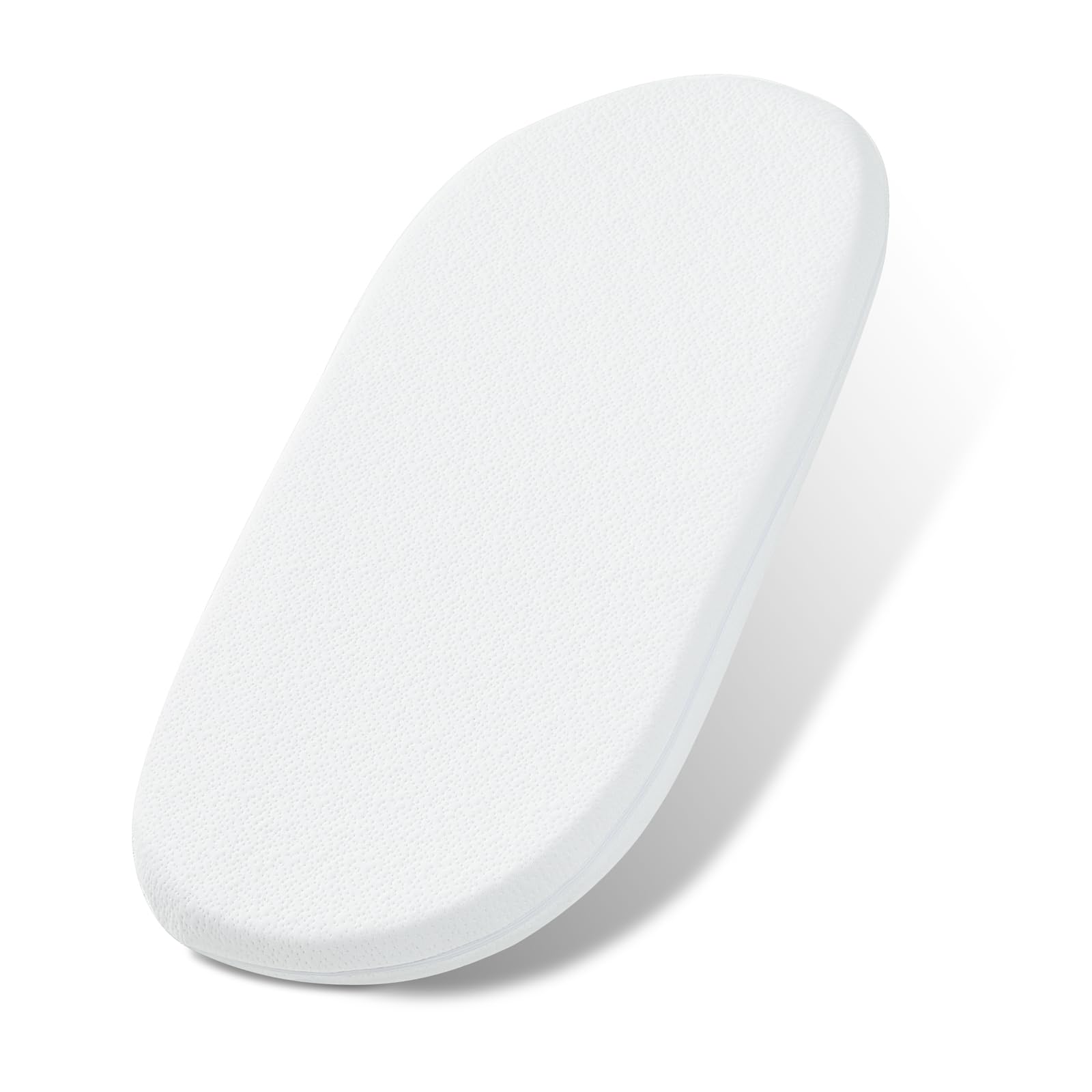NeoBorn bassinet mattress pad 32x16 dual-sided offers adaptable newborn comfort.