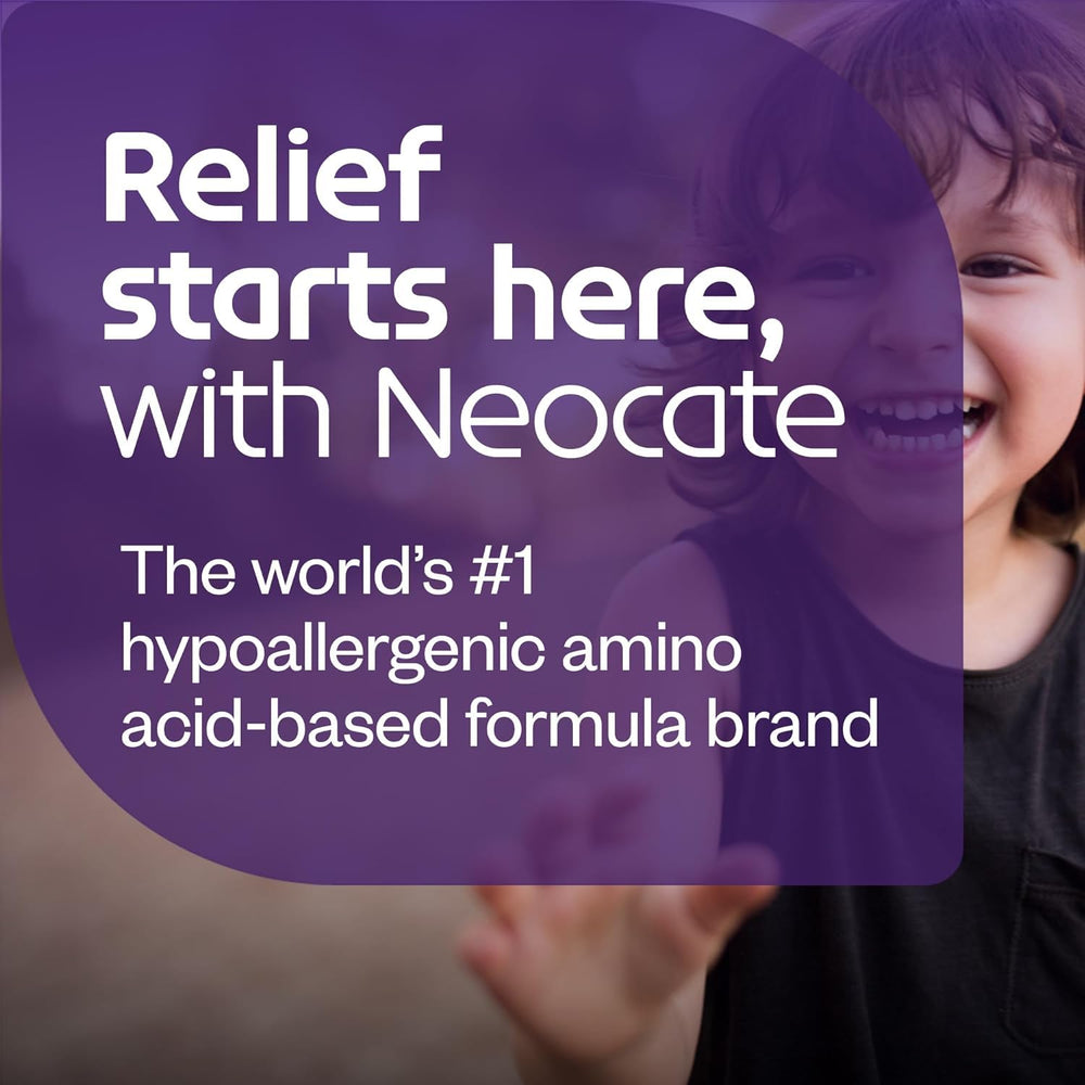 Medical food label of Neocate Junior indicates supervised-use benefits