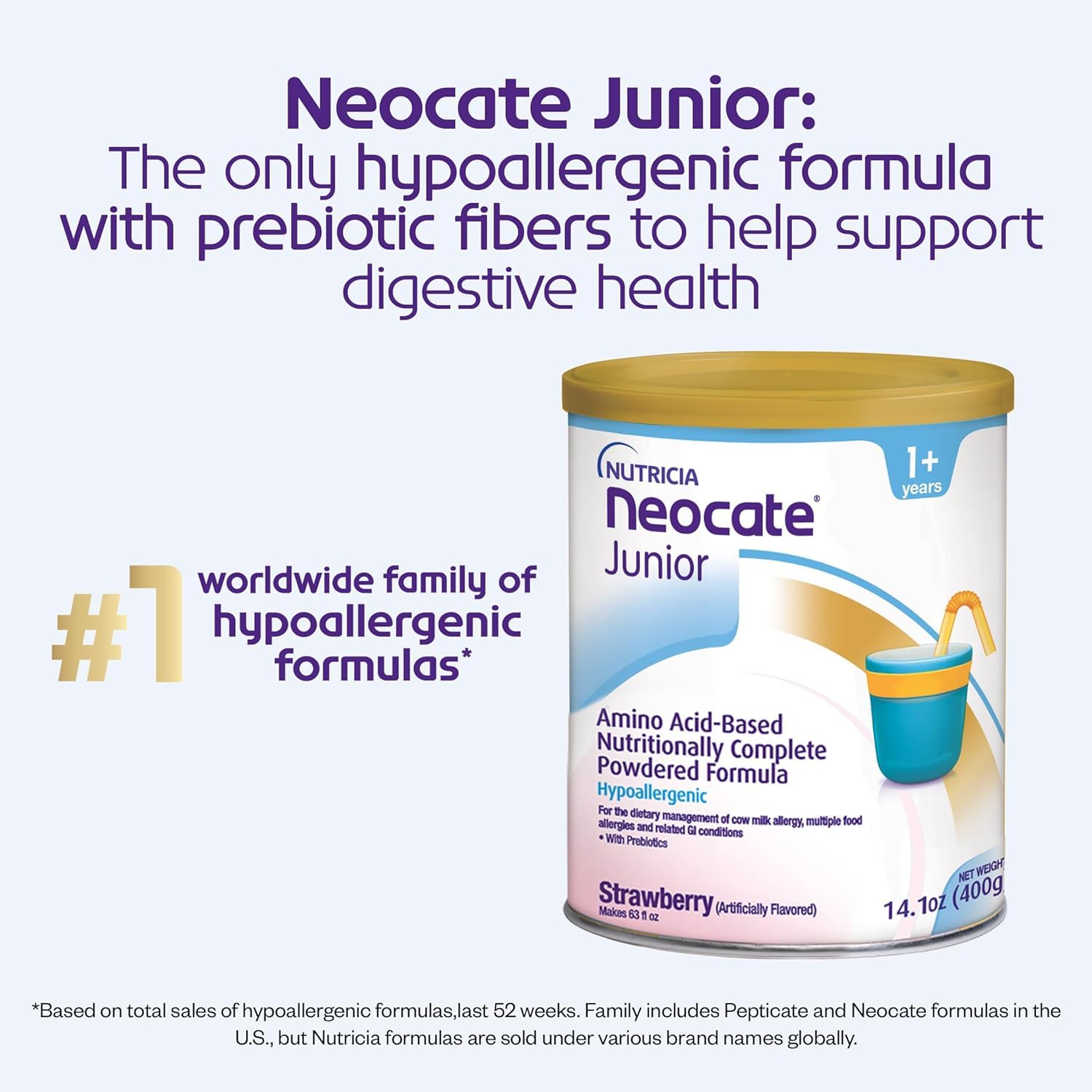 Neocate Junior package case of four for convenient family supply