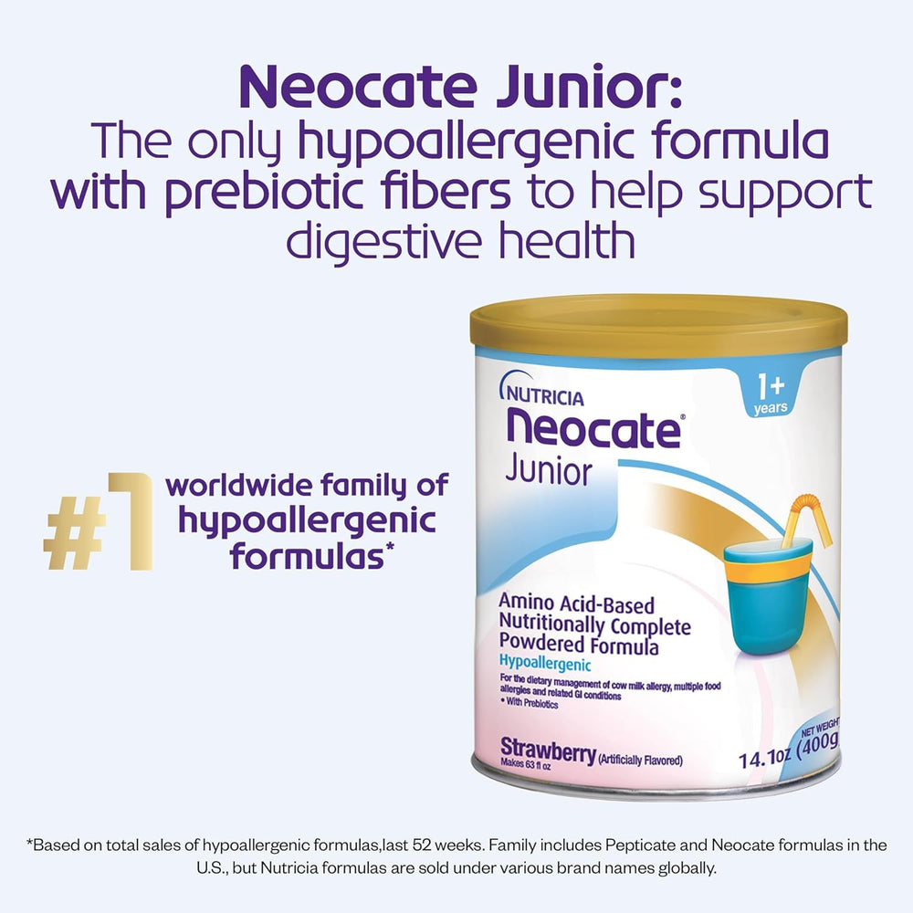 Neocate Junior package case of four for convenient family supply