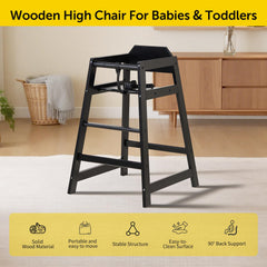 Neoflavie high chair detachable parts enable quick cleaning after meals.