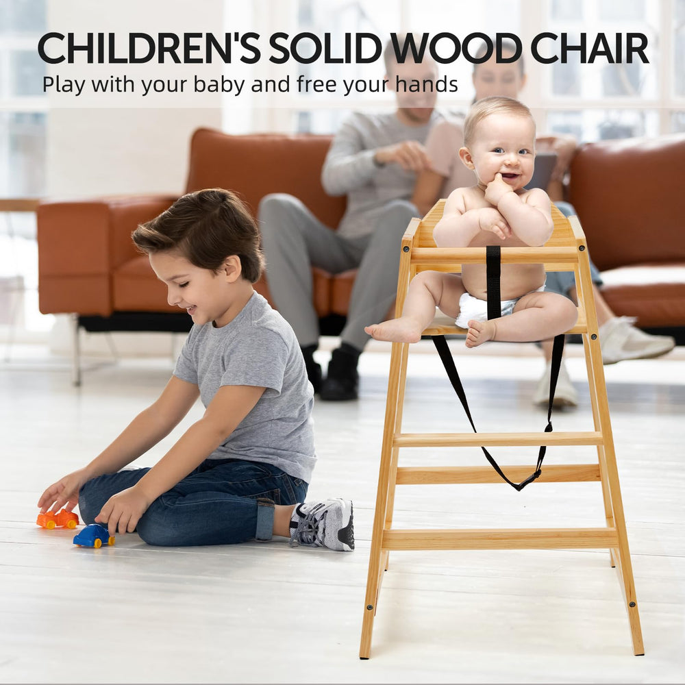 Neoflavie high chair for restaurants and home dining setups