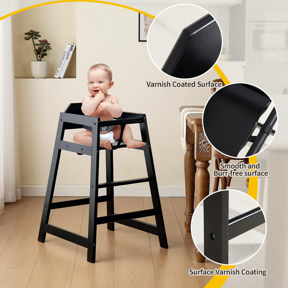 Neoflavie stackable high chairs demonstrate space-saving storage for busy kitchens.