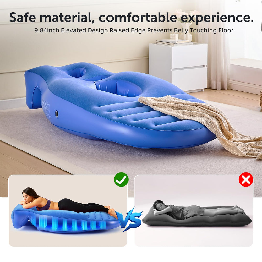 Neoflavie inflatable pillow multi-scene-comfort supports yoga, massage, and lounging.