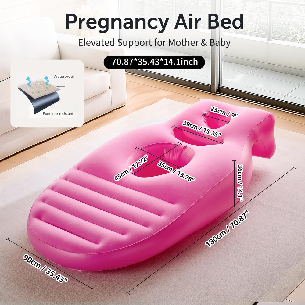 Neoflavie pregnancy pillow supports reading, lounging, and gentle stretches in comfort.