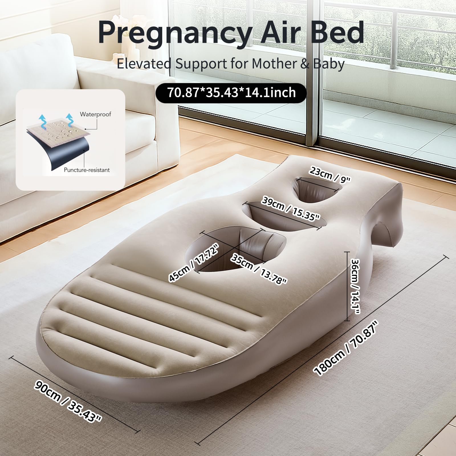 Neoflavie multi-scene comfort hub for reading lounging and light stretches