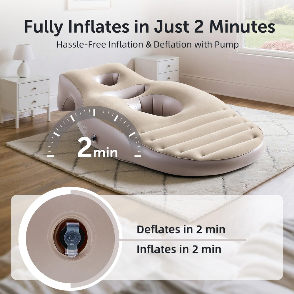 Durable Neoflavie PVC velvet construction for lasting comfort