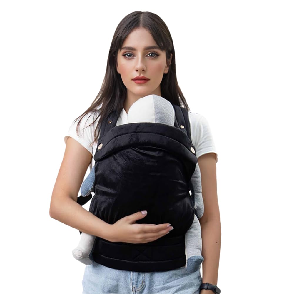 NEST BLANCHE baby carrier back-facing black offers secure carry while exploring with your growing child