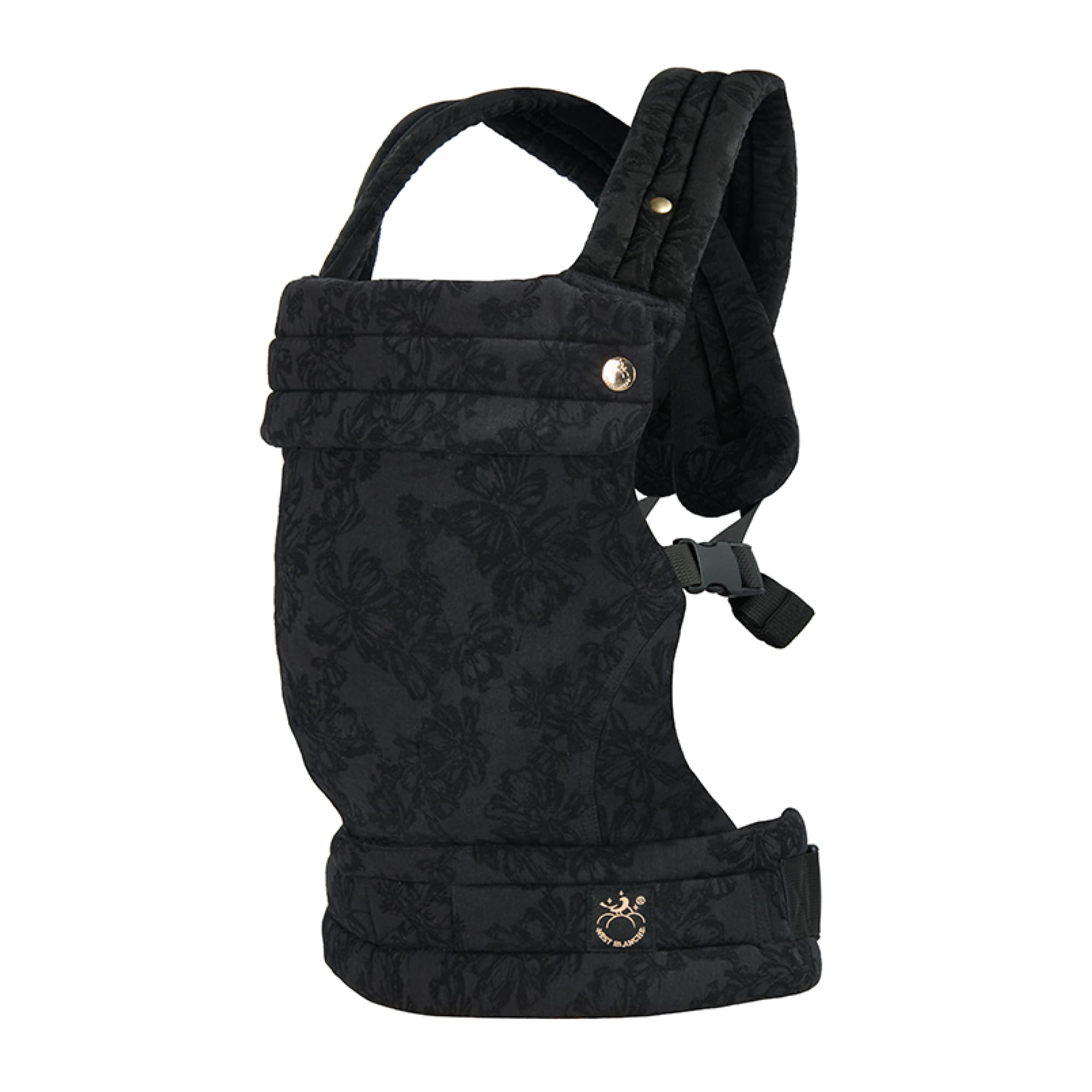 NEST BLANCHE ebony carrier close-up of soft cotton-linen fabric for everyday comfort