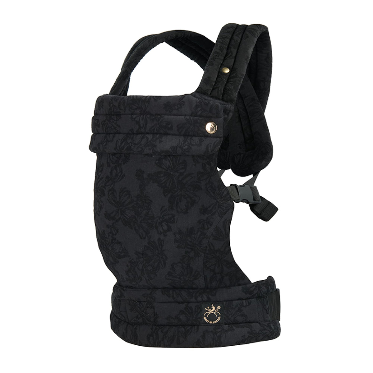NEST BLANCHE ebony carrier close-up of soft cotton-linen fabric for everyday comfort