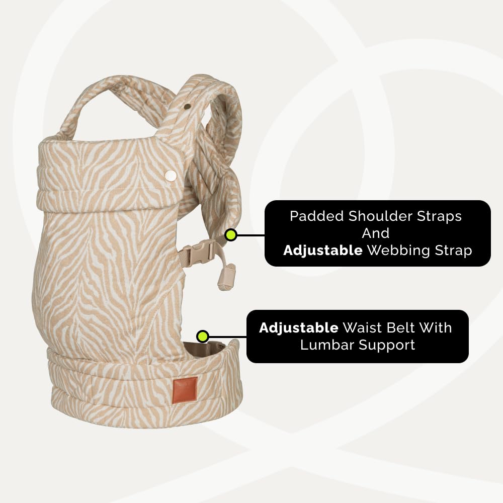 ·NEST BLANCHE· baby-carrier-x-shaped-back-design distributes weight to ease shoulder strain.