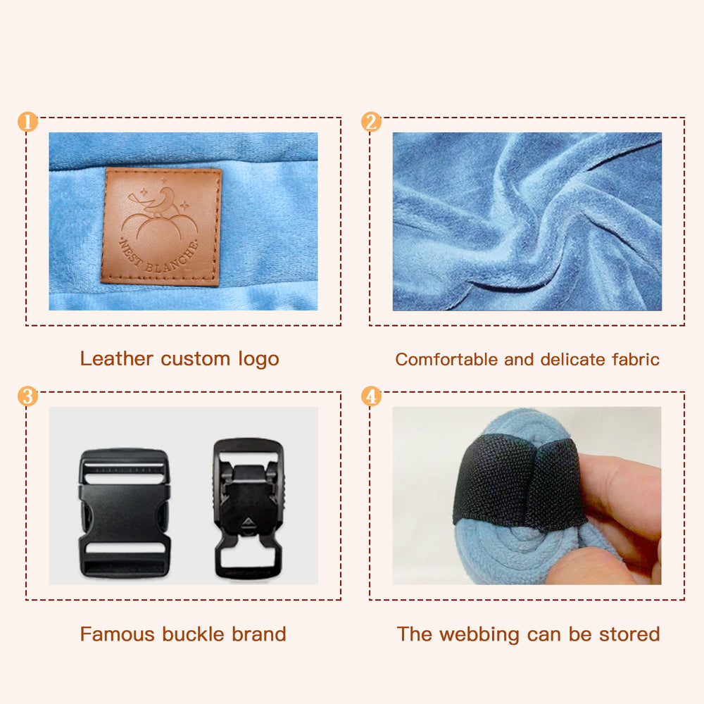 Nest Blanche X-shaped back distributes weight for lasting comfort during wear.