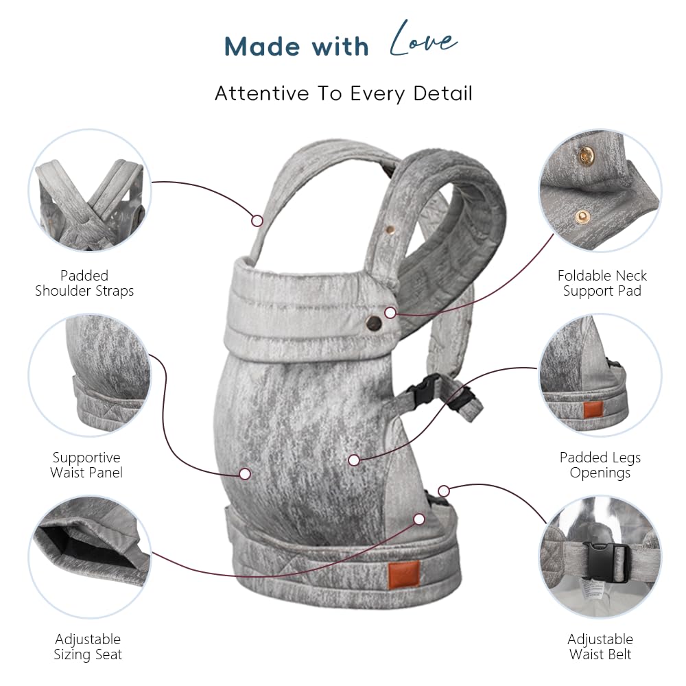 NEST BLANCHE foldable neck support pad image emphasizes peaceful naps on the go