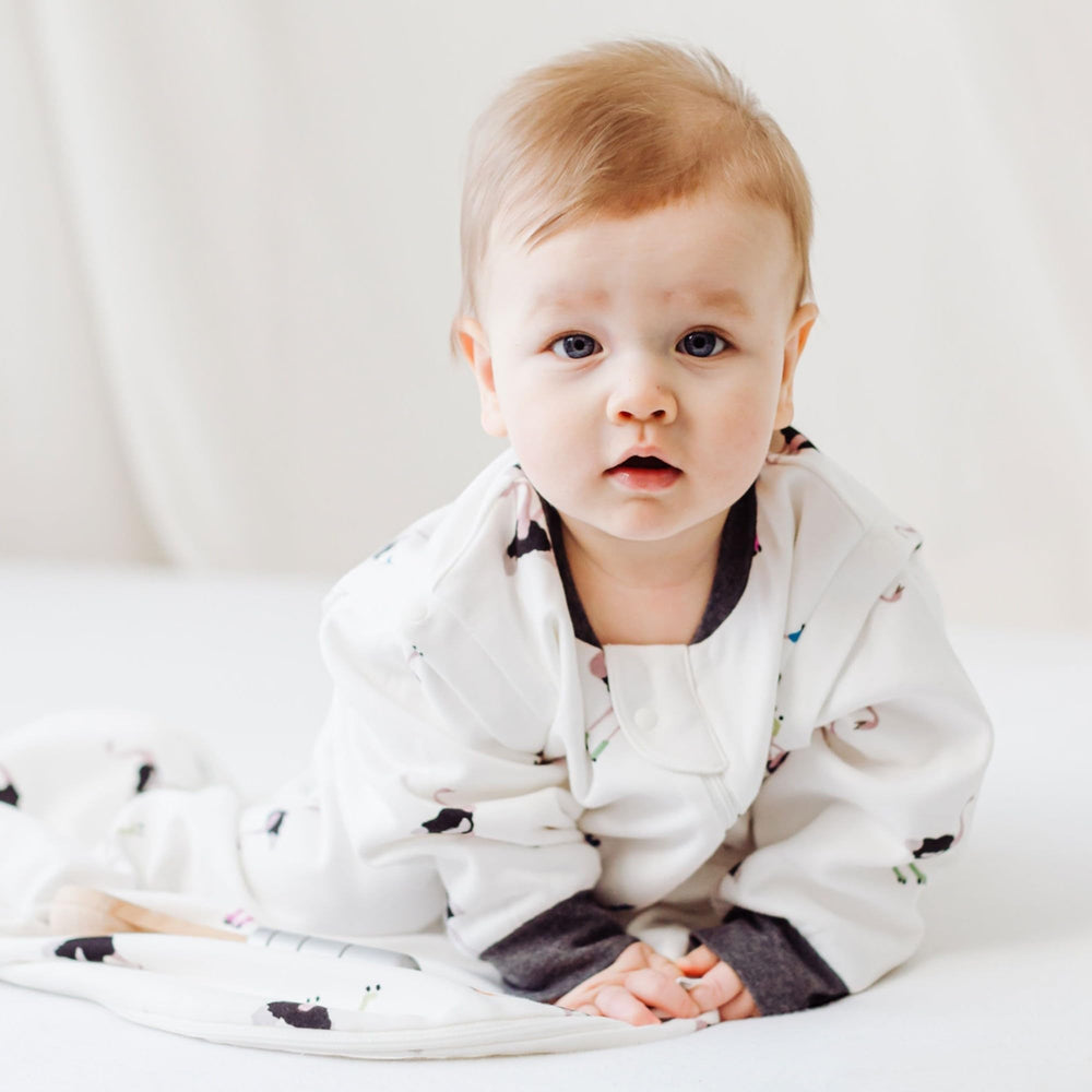 Nest Designs sleep bag worn at 68-74°F room temperature
